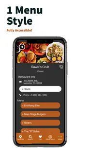 menus4all restaurant menus iphone screenshot 1
