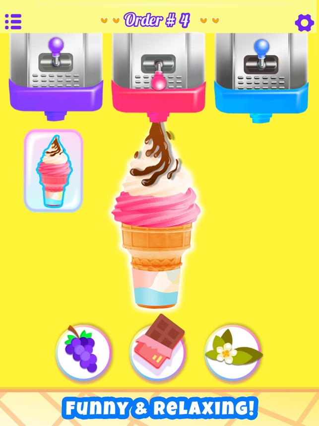 Ice Cream Maker - cooking game & snacks cookie coffee chocolate