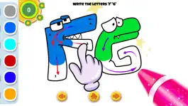 Game screenshot Glitter Cute Alphabet Coloring hack