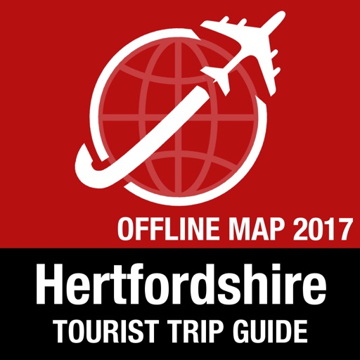 Hertfordshire Tourist Guide + Offline Map