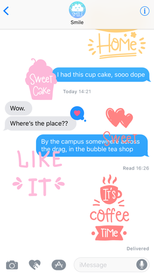 Smile - Sweet Everyday Saying Stickers(圖2)-速報App