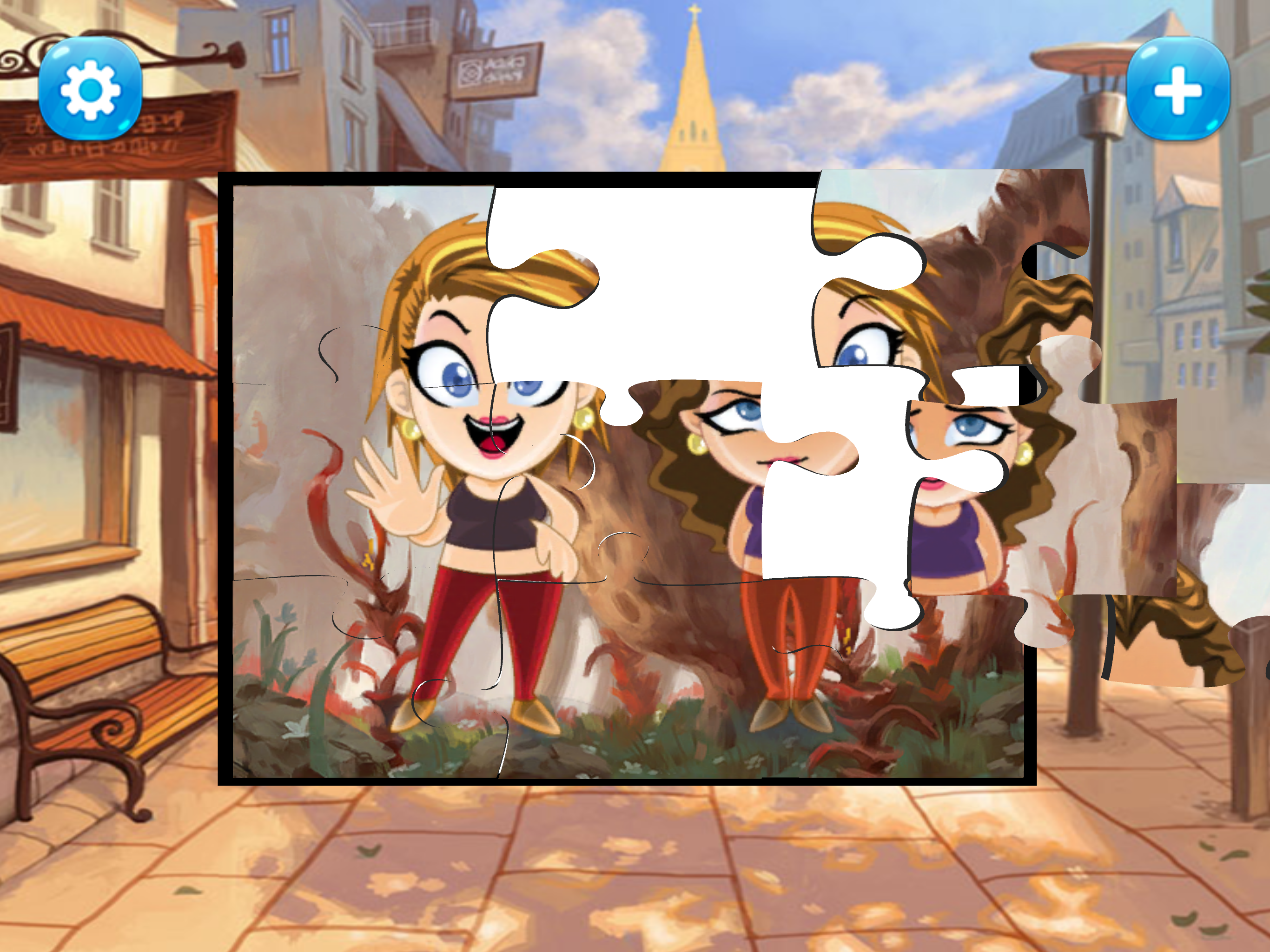 young girl puzzle easy kids screenshot 9