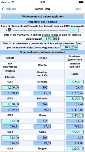 Calcolo Ravvedimento Operoso(圖4)-速報App