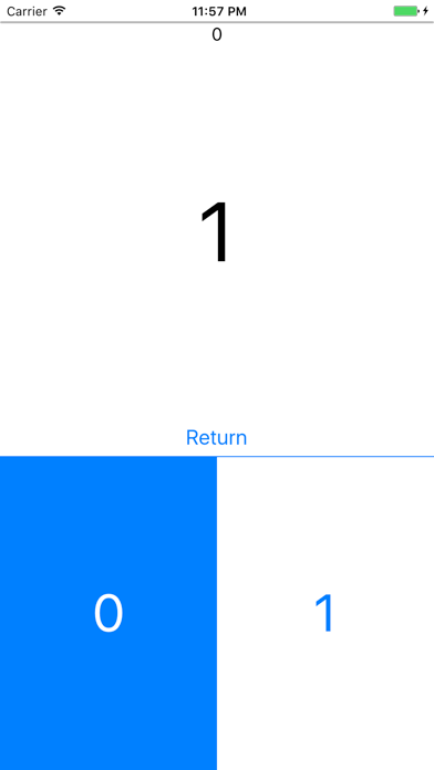 Zero and One app screenshot