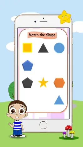 Game screenshot Geometric shapes matching game preschoolers math hack