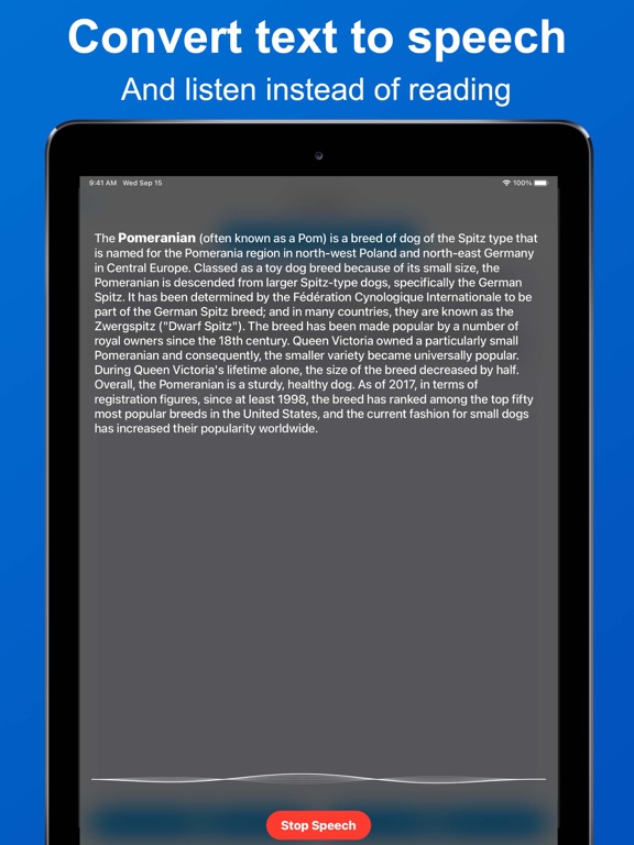 Screenshot #4 pour Speechy - Text reader & export