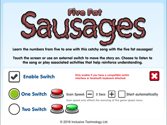 Five Fat Sausages iPad screenshot