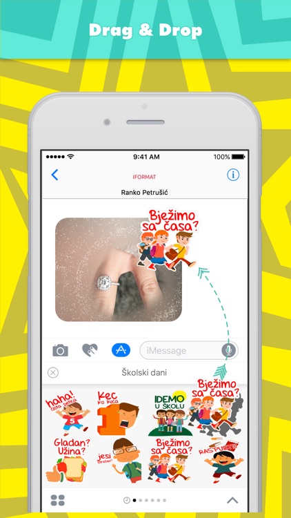 Školski dani stickers by Ranko Petrušić