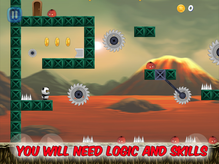 Panda Volcano Escape