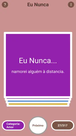 Game screenshot Eu Nunca: Jogo da Galera! mod apk