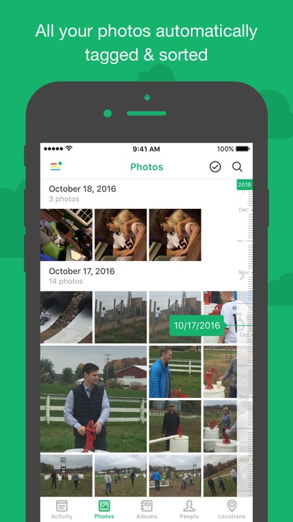 MemoryWeb – automatic picture organizer, storage