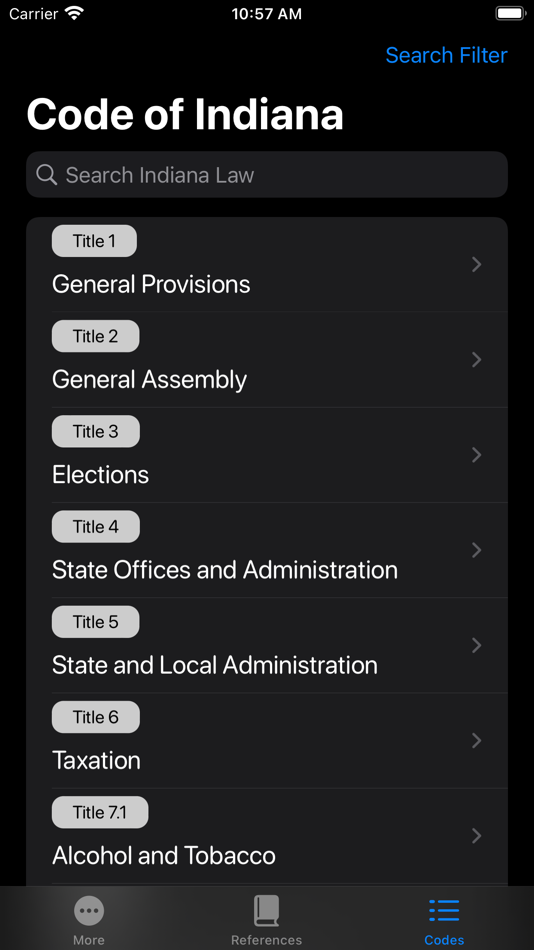 #2. Indiana Law Codes (iOS) 由: CurrentLaw LLC