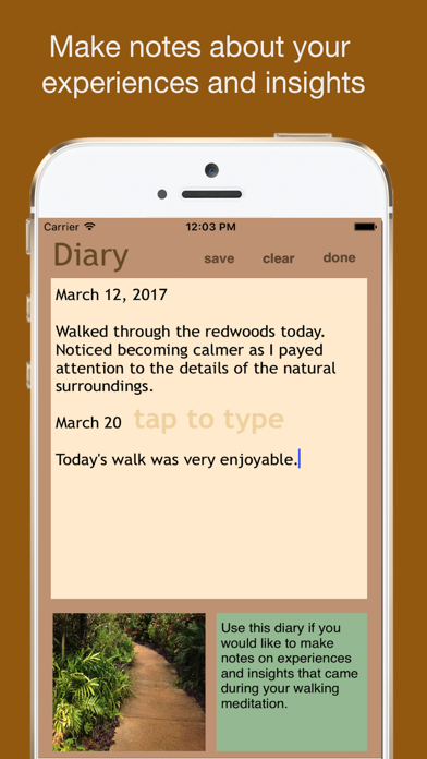 Walking Meditations Screenshot