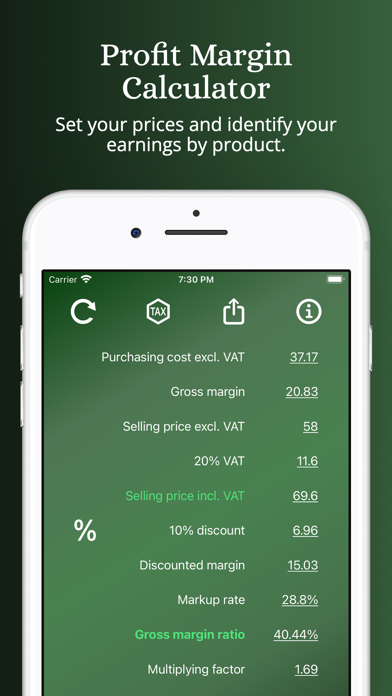 ProCalc.app: Margin, BreakEven