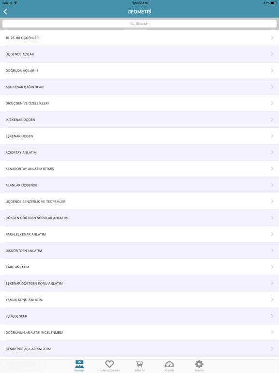 Screenshot #5 pour Dershane ÖSYM,LYS,YGS Video Ders Konu Anlatım İzle