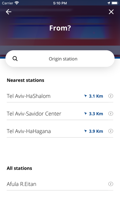 Screenshot #2 pour רכבת ישראל - Israel Railways