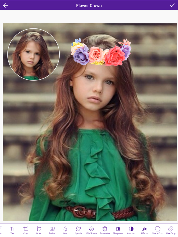 Screenshot #4 pour Flower Crown Photo Booth