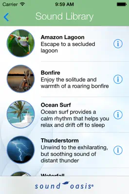 Game screenshot Sound Oasis Nature Sounds Lite hack