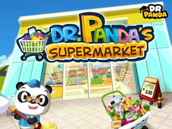 Dr. Panda Supermarket iPad screenshot 6 - Education app