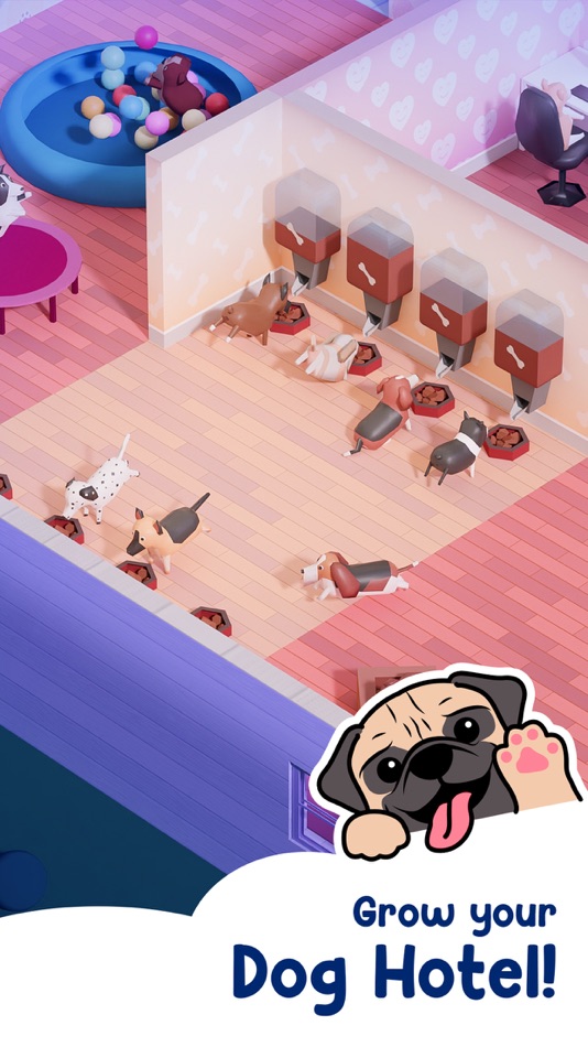 #6. Dog Hotel Tycoon: Pet Game (iOS) Por: Fil Games Ltd