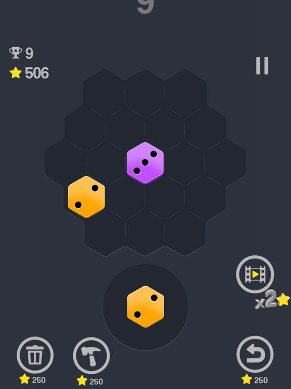 Screenshot #4 pour Dominoes! Merge - Hexa Puzzle