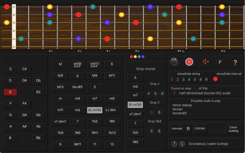 Screenshot #2 pour Guitar Chords in Colour