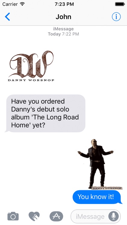 Danny Worsnop Sticker Pack