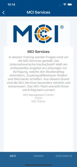 Game screenshot MCI microtraining apk