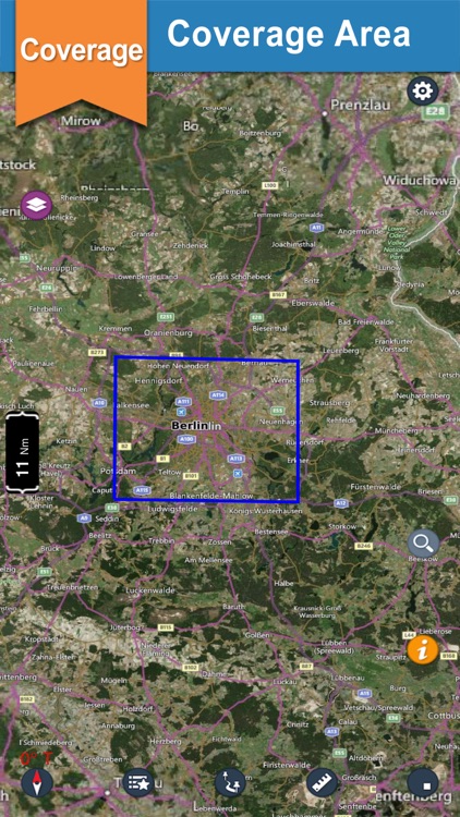 Berlin Lakes Offline charts for Lake & Park trails