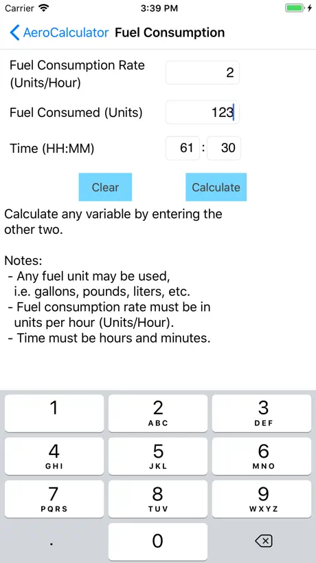 AeroCalculator