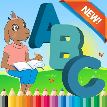 Farm Animals ABC Книжка-раскраска игра для детей Читы