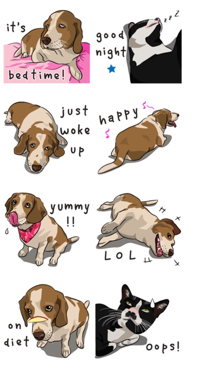 Dog with Text Stickers : New screenshot-4