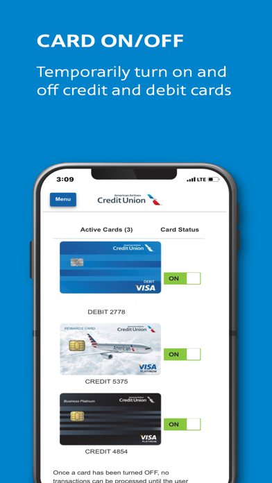 American Airlines Credit Union Screenshot