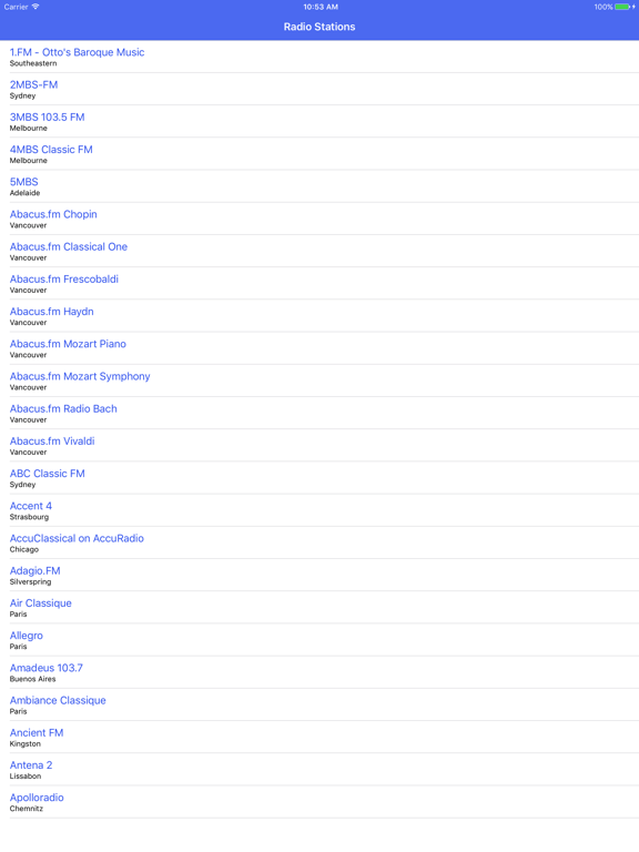 Screenshot #4 pour Radio Channel Classical FM Online Streaming