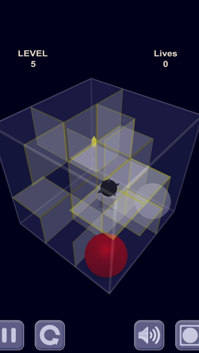 Red ball & Glass maze Screenshot