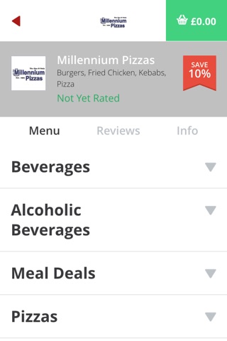 Millennium Pizzas screenshot 3