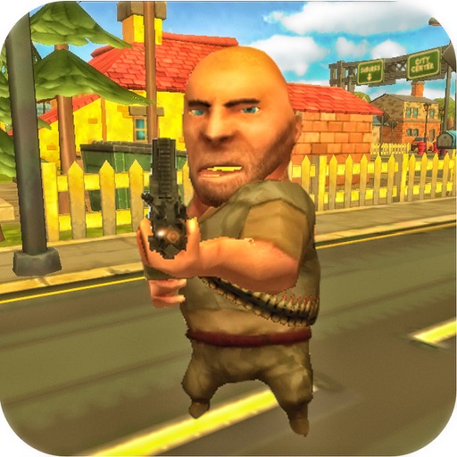 Cartoon 3D Commando Showdown : Real Force 2017 icon