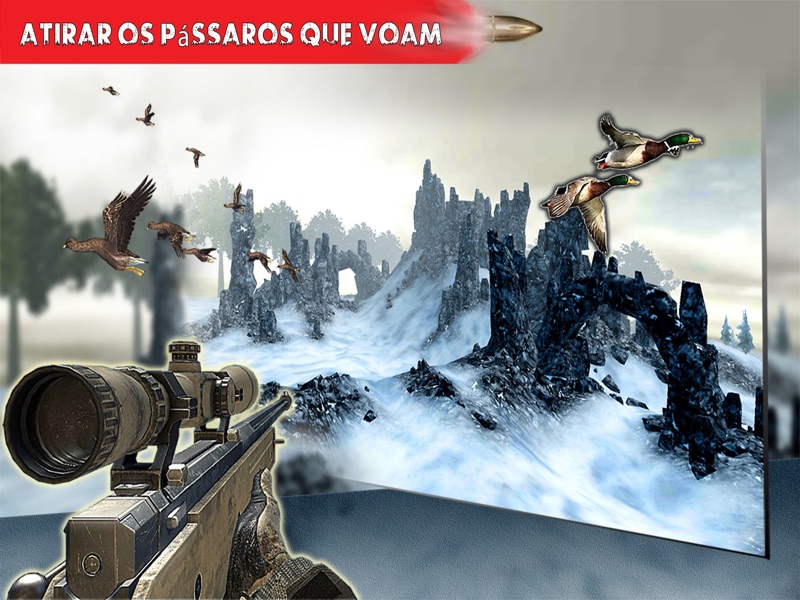 Temporada de Caça de Aves 3D:Tiro Sniper Real 2017 screenshot 6
