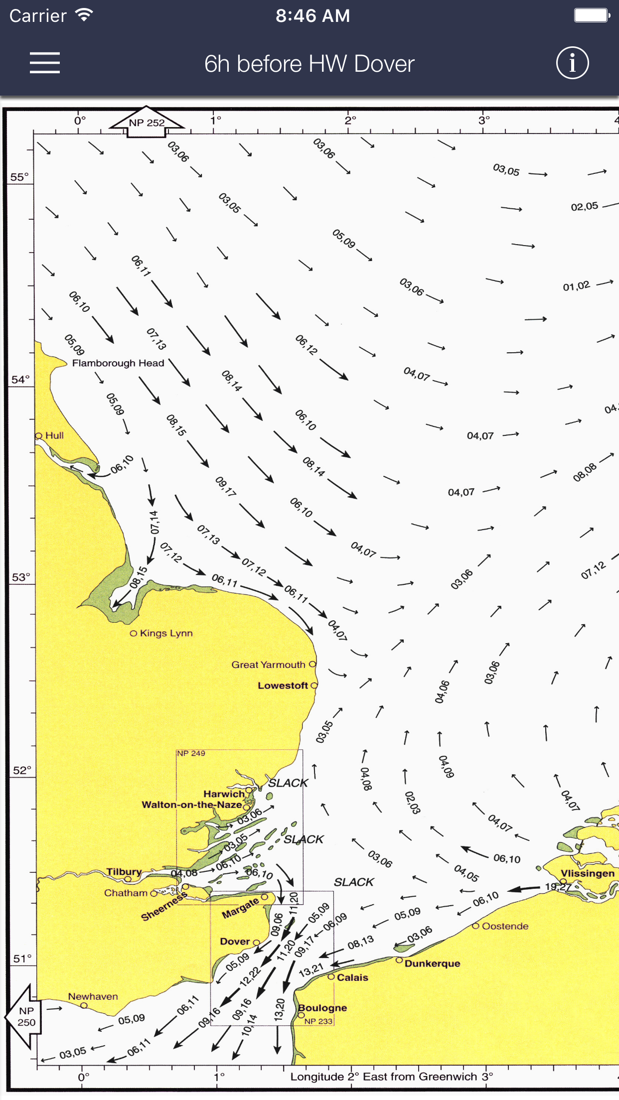 Tidal Stream Atlas North Sea, South