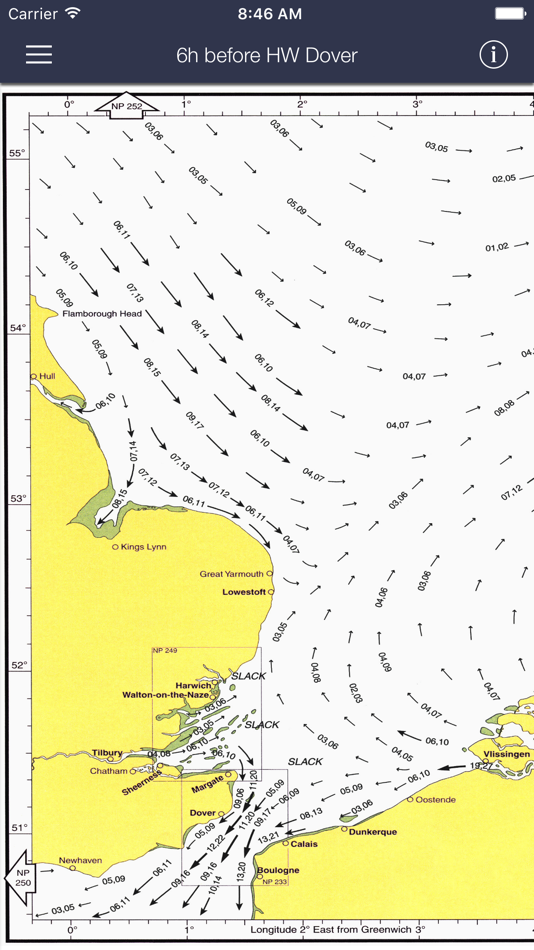 #1. Tidal Stream Atlas North Sea, South (iOS) 由: Martijn de Meulder