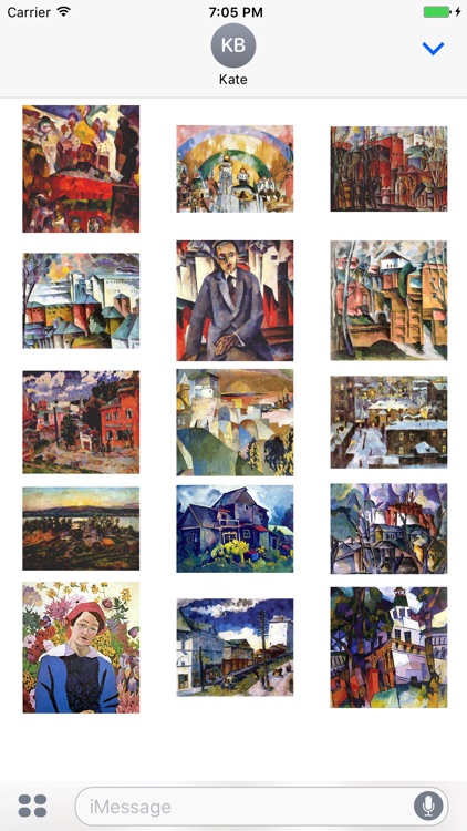 Aristarkh Lentulov Artworks Stickers