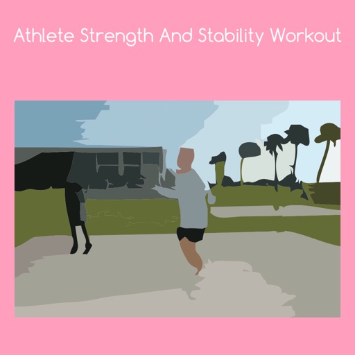 Athlete strength and stability workout icon