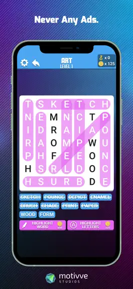 Game screenshot Word Search (Neon Edition) hack