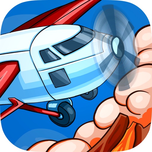 Airplane Flight Sim 3D - Volcano Island iOS App
