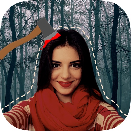 Cut paste Halloween photos Stickers photo editor icon