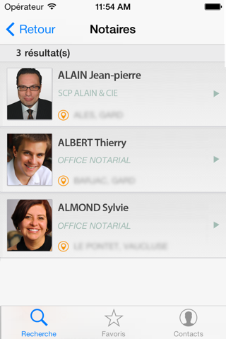 Annuaire des Notaires de Poitiers screenshot 2