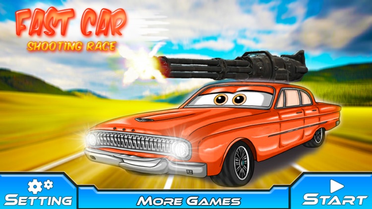 Fast Car Shooting Race - Cartoon Cars Asphalt Race
