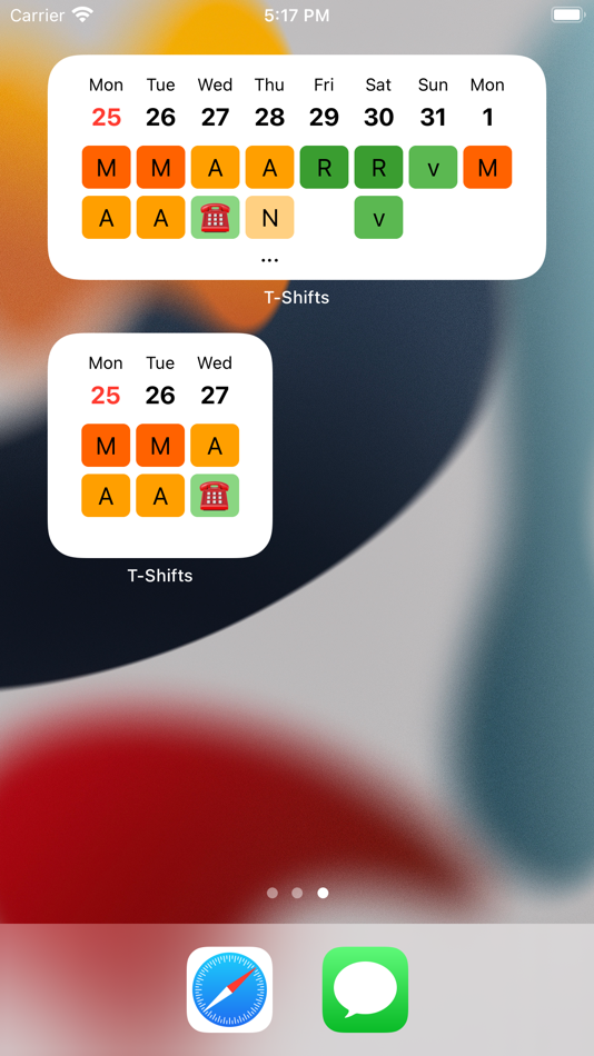 #2. T-Shifts (iOS) 由: Roberto Esposito