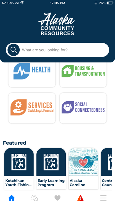 Alaska Community Resources Screenshot
