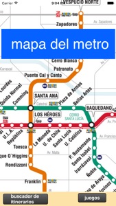 Metro de Santiago - Mapa y Buscador de Itinerarios screenshot #2 for iPhone